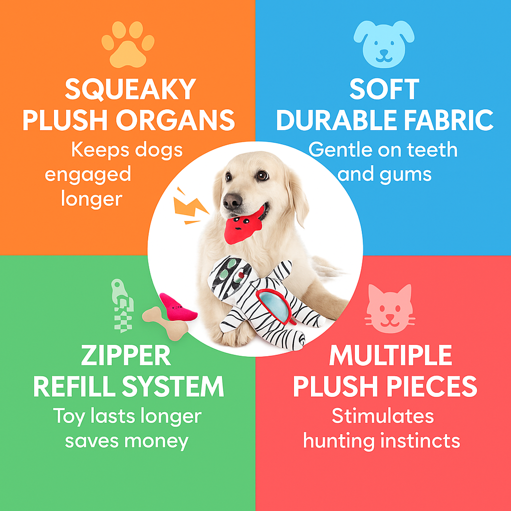 Barksy™ 9-in-1 Ultimate Dog Toy!