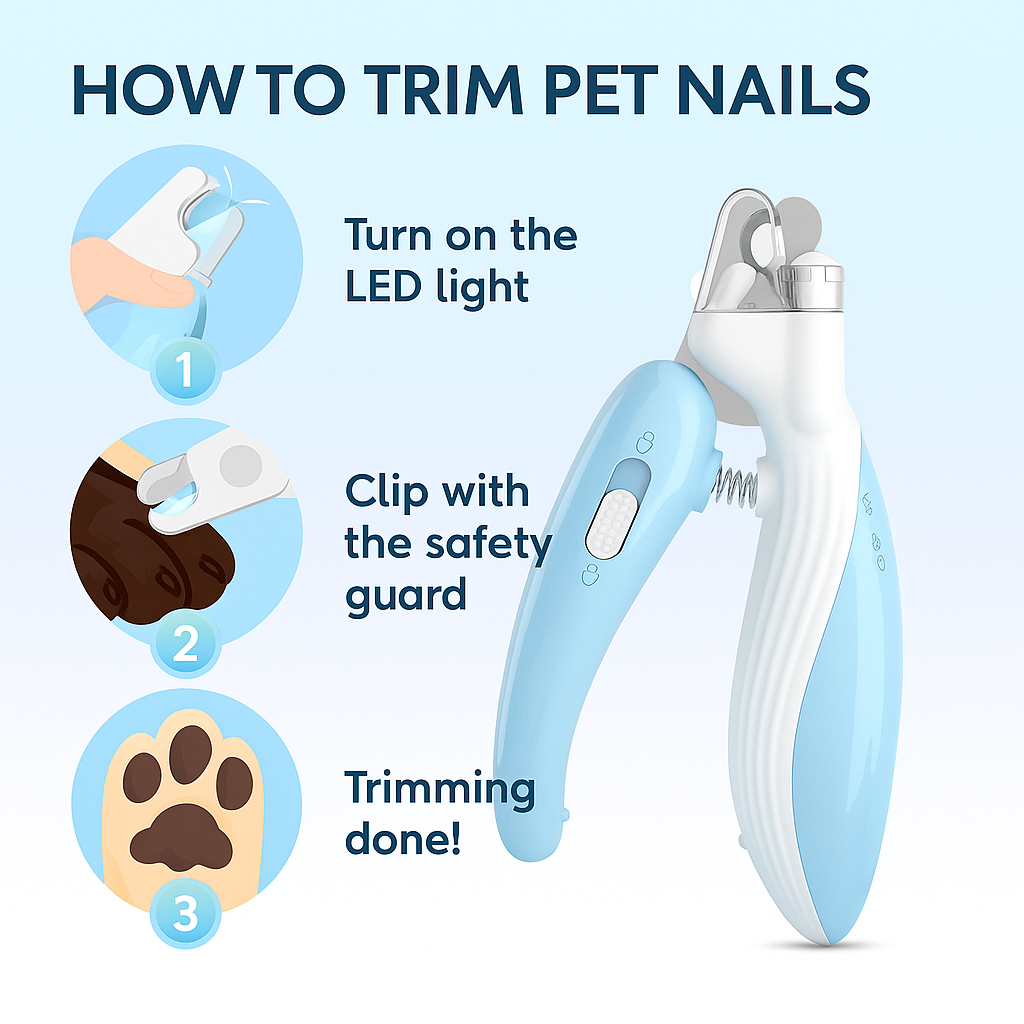 Barksy™  Professional Nail Clippers with Led Light