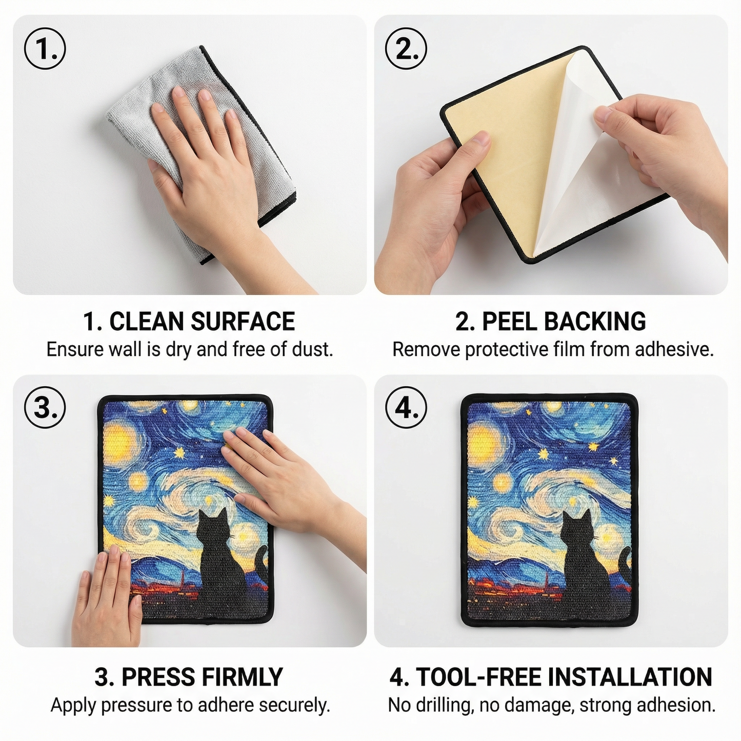 PetArt™ Durable Wall-Mounted Cat Scratcher