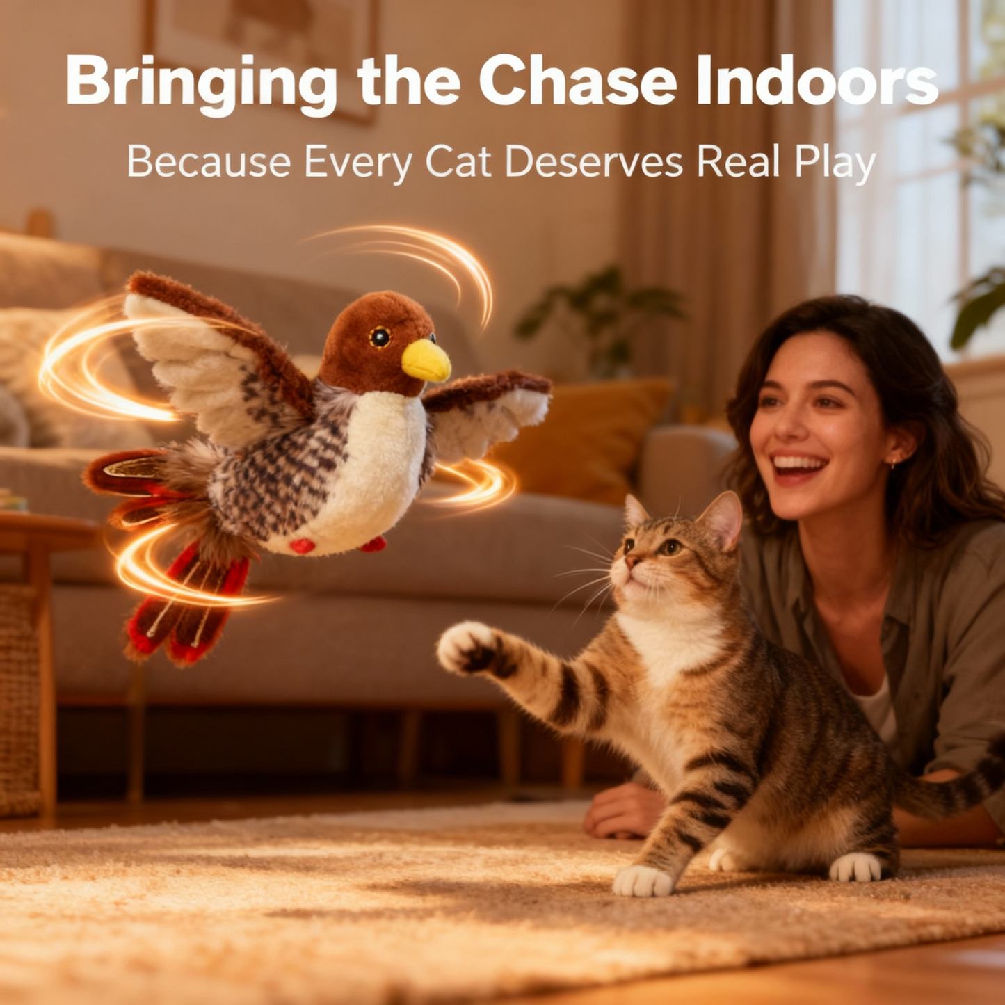 Barksy™ Interactive Flying Bird