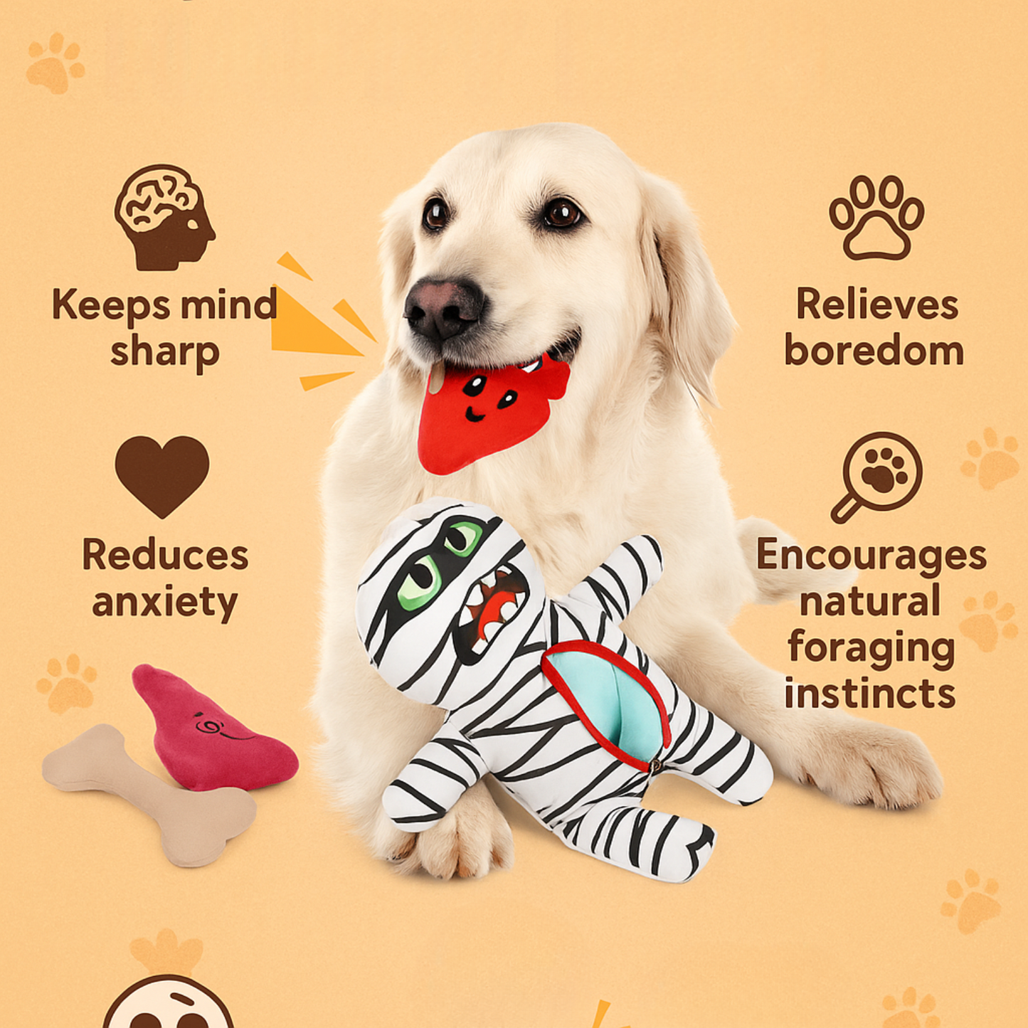 Barksy™ 9-in-1 Ultimate Dog Toy!